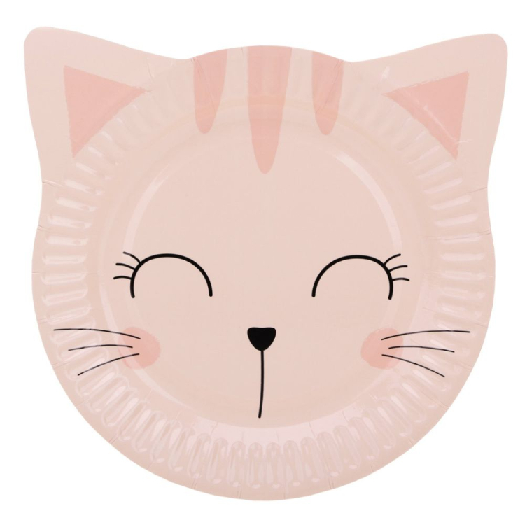 Talerz papierowy Kitty 6 sztuk RAVI